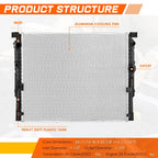 Aluminum Core Radiator for BMW 530i 540i 740i xDrive (2016–2019) DPI-13634