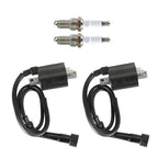 2X Ignition Coil & Spark Plug for Yamaha Virago 535 (1987–2000)