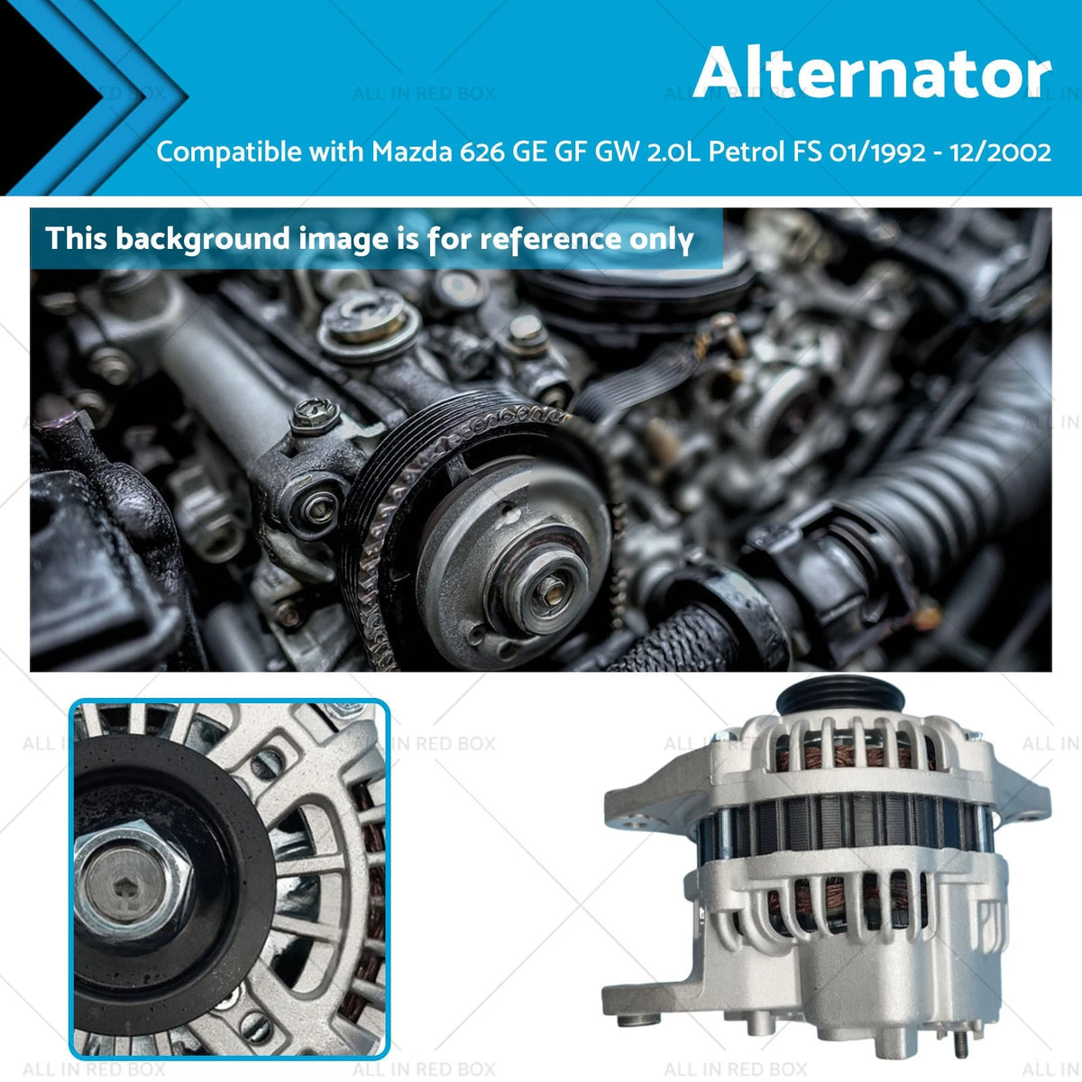 4PV Alternator for Mazda 626 2.0L (1992–2002)