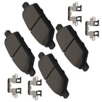 Set of 4 Rear Ceramic Brake Pads for Lincoln MKZ Zephyr (2006–2012) P-1161