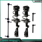 Front Struts & Sway Bar Outer Tie Rod Kit for Toyota Highlander (2004–2007)
