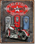 Vintage Tin Metal Sign for Motorcycle (Antique) 1566