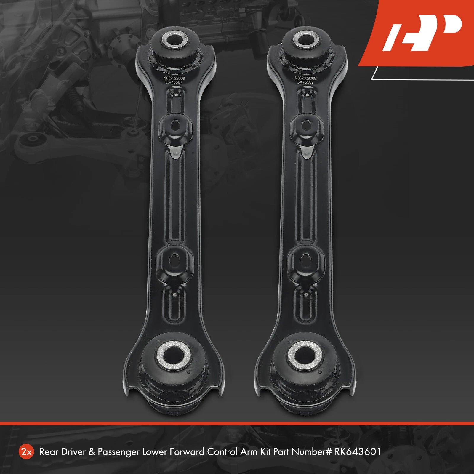 2X Rear Lower Forward Side Control Arm for Chevrolet Camaro (2010-2015)
