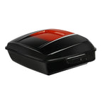 Chopped Trunk for Harley Touring (2014–2025) Sunset Orange/Black Fade