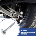 2 Pcs Eccentric Alignment Camber Bolt for Volkswagen (No.WHT000228/1K0501387D)