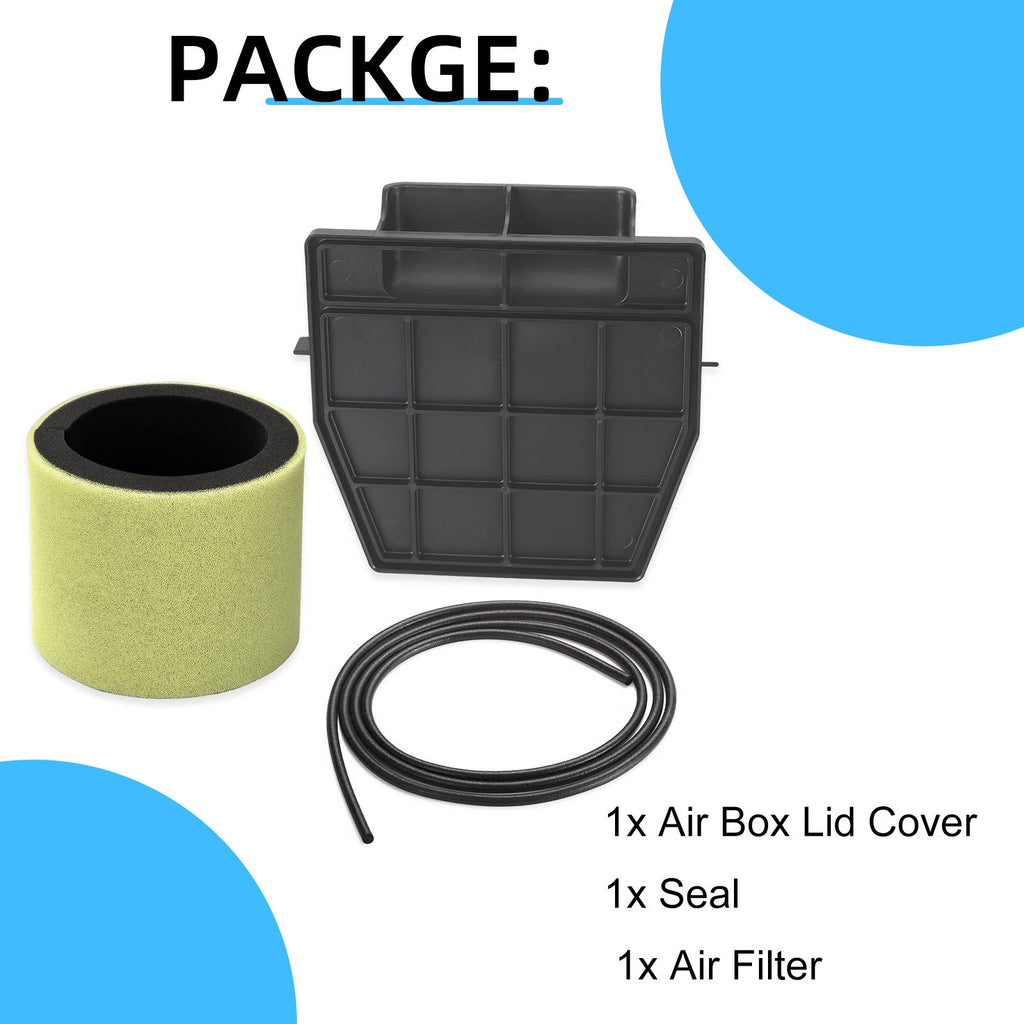 Air Filter & Air Box Lid Cover Kit for Kawasaki Bayou 220 250 (1990–2004)