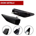 Smoke White LED Front Bumper Side Marker Lights for Honda Pilot (2006–2008)