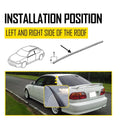 Set of 2 Roof Side Moldings for Honda Civic EK9 EK4 (1996–2000)