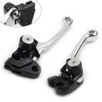 Pivot Dirt Clutch Brake Levers for Kawasaki KX450F (2006–2010, 2012) Silver