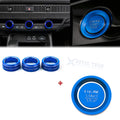 AC Knob Control and Engine Start Button Overlay Trim for Honda Civic (2022–2024)