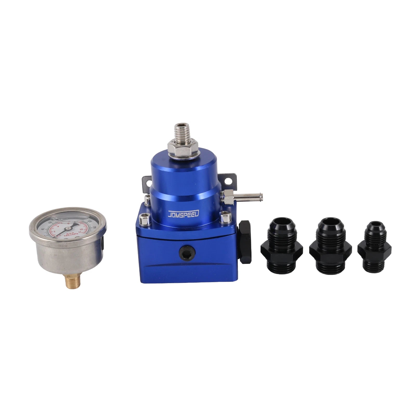Fuel Pressure Regulator Kit with 0-160psi Gauge for AN6 AN8 (EFI)
