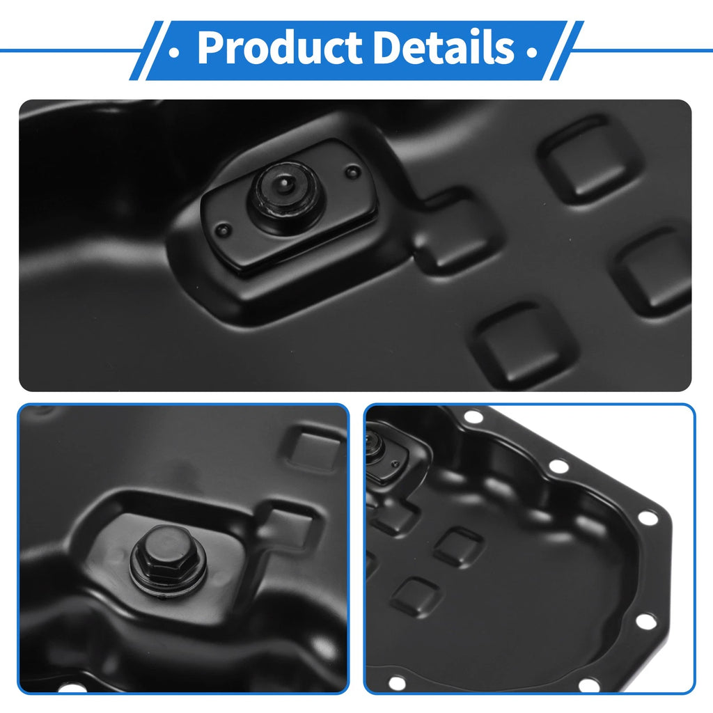 1 Pc Engine Oil Pan No. 3139028X0A for Nissan Altima (2013–2018) Steel Black