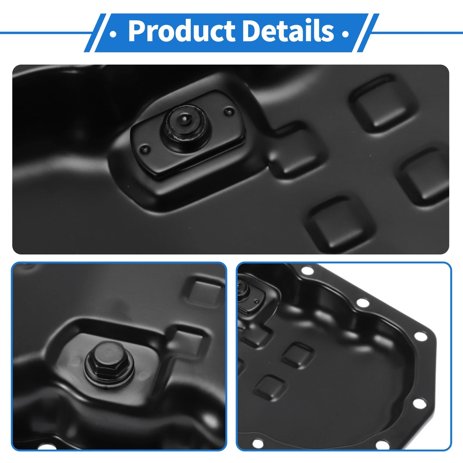 1 Pc Engine Oil Pan No. 3139028X0A for Nissan Altima (2013–2018) Steel Black