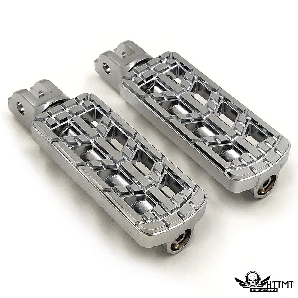 Chrome CNC Dominator Cut Foot Peg for Harley FXBR FXBRS (2018–2023)