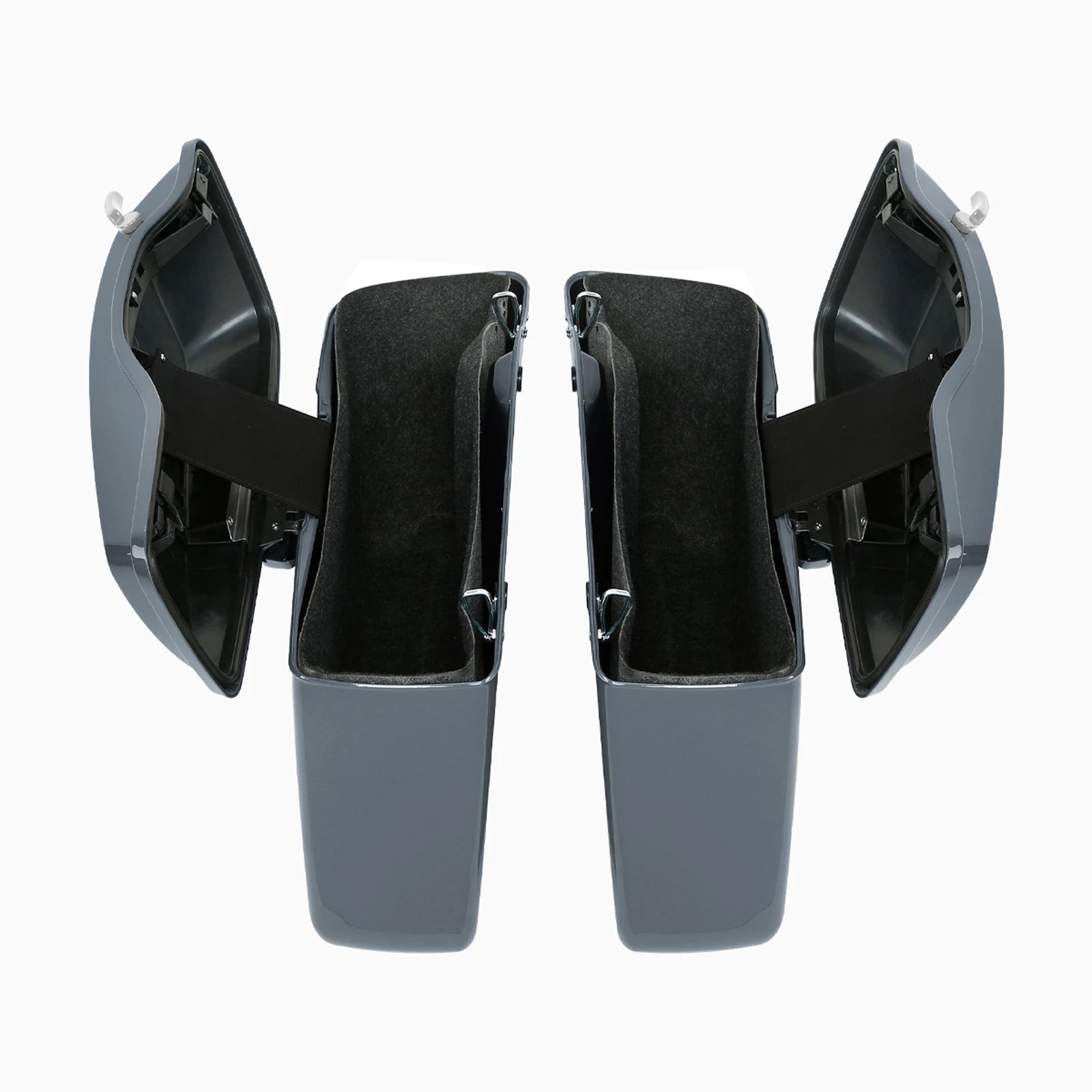 Hard Saddlebags for Harley Electra Glide (2014–2024) Gunship Gray