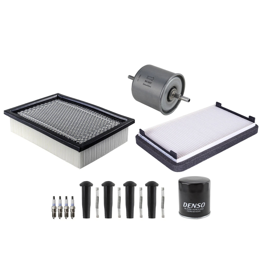 Tune Up Kit 4 Spark Plugs & Boots for Mariner Tribute (2001–2008)