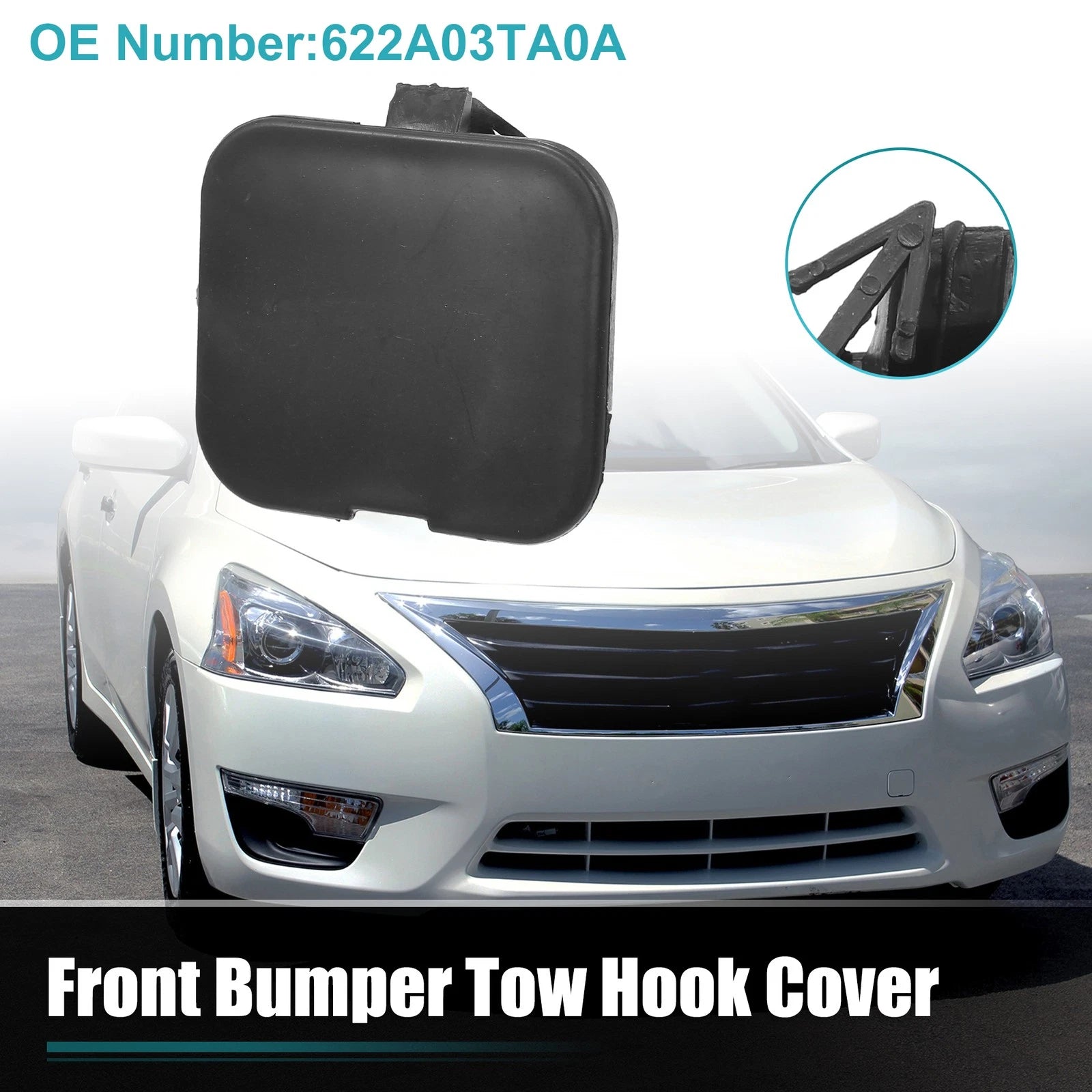 Tow Hook Cover for Nissan Altima (2013–2016) No. 622A03TA0A