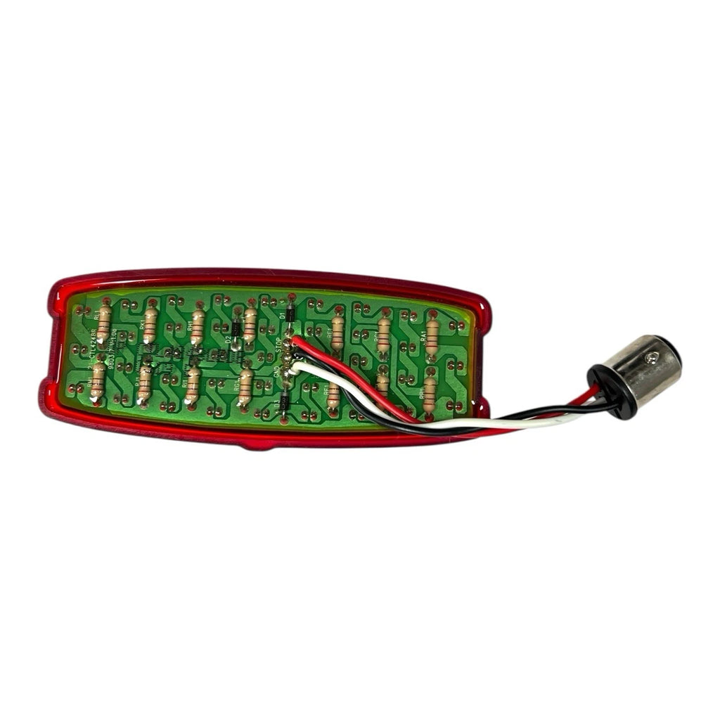 Flush Mount LED Tail Lights Pair with Chrome Bezels for 1941–1948 Chevy Cars