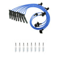 NGK Wire Set & 8 Ruthenium HX Spark Plugs for Crown Victoria 1998