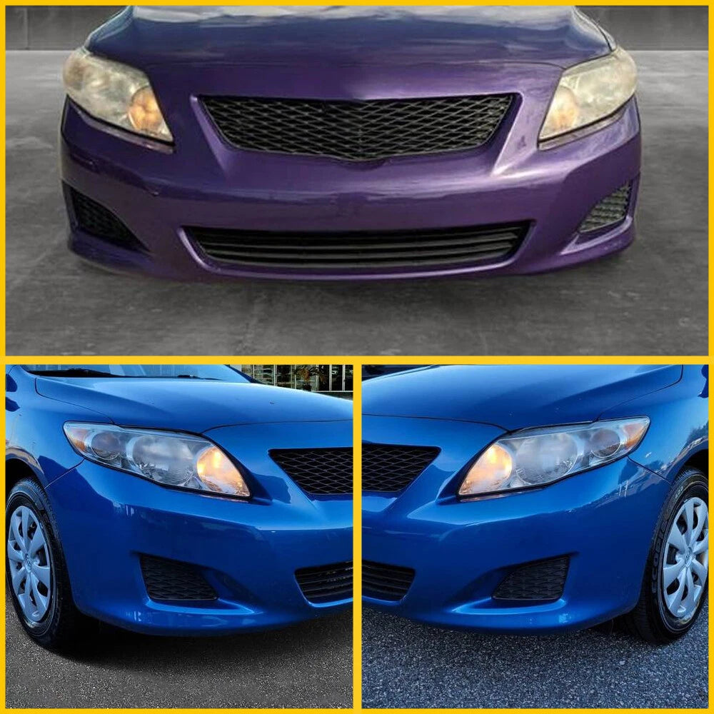 Set of 2 Fog Light Hole Covers for Toyota Corolla (2009–2010)