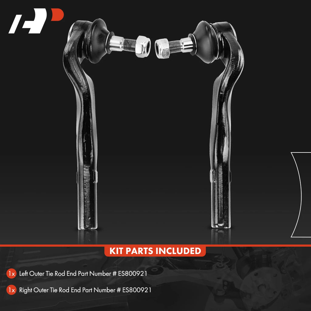 2X Outer Tie Rod End for Mercedes-Benz E250 E350 E400 E550 (2013-2014)