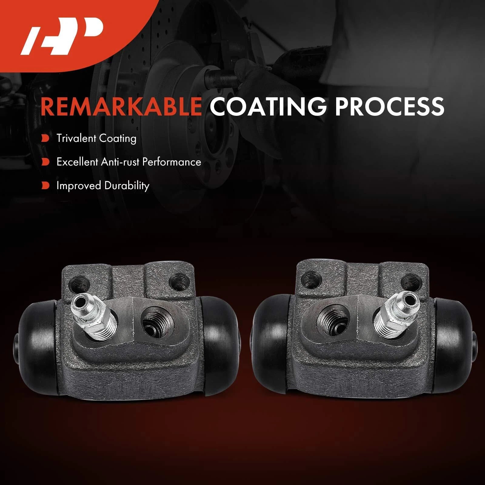 2X Rear Drum Brake Wheel Cylinder for Ford Escort (1981–1990)