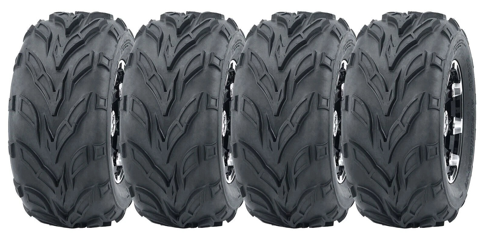 Set of 4 ATV Tires 16x8-7 16x8.00-7 4PR for WANDA