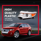 Projector Headlight Assembly for Ford Edge (2011-2014) Halogen Driver Side