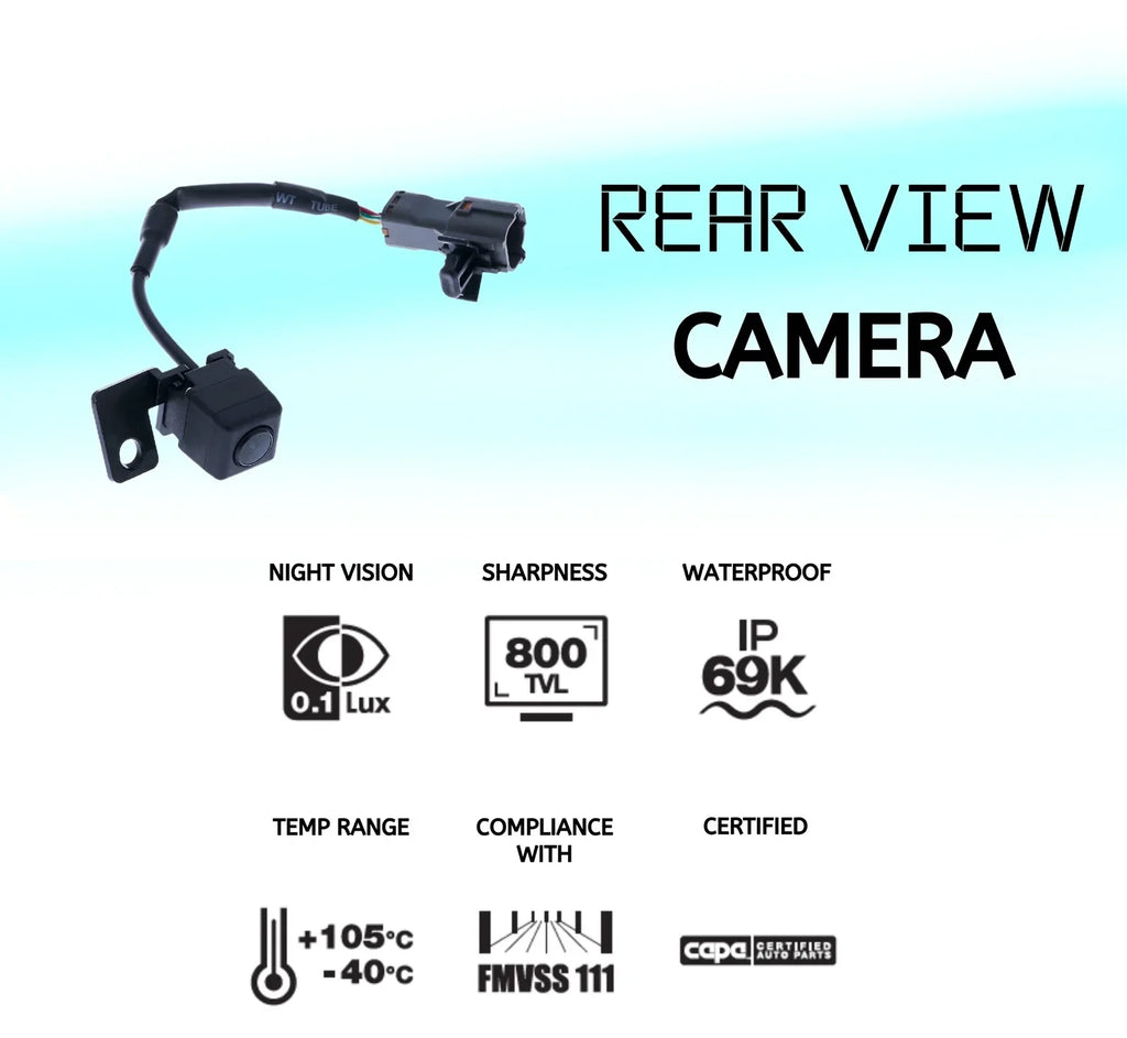 Tailgate 4-pin OE Connector Reverse Camera for Isuzu D-Max (2012–2016)