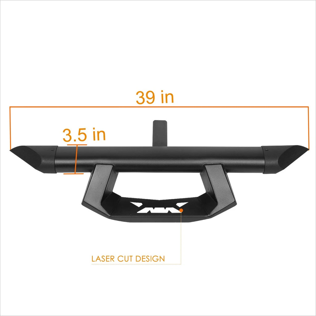 J2 Universal Drop Step Oval Tow Hitch Step for Pickup Trucks (2" Receiver)