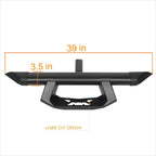 J2 Universal Drop Step Oval Tow Hitch Step for Pickup Trucks (2" Receiver)