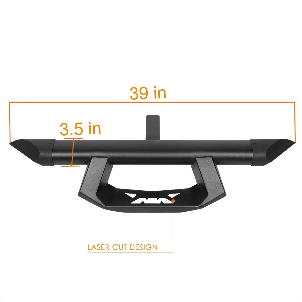 J2 Universal Drop Step Oval Tow Hitch Step for Pickup Trucks (2" Receiver)