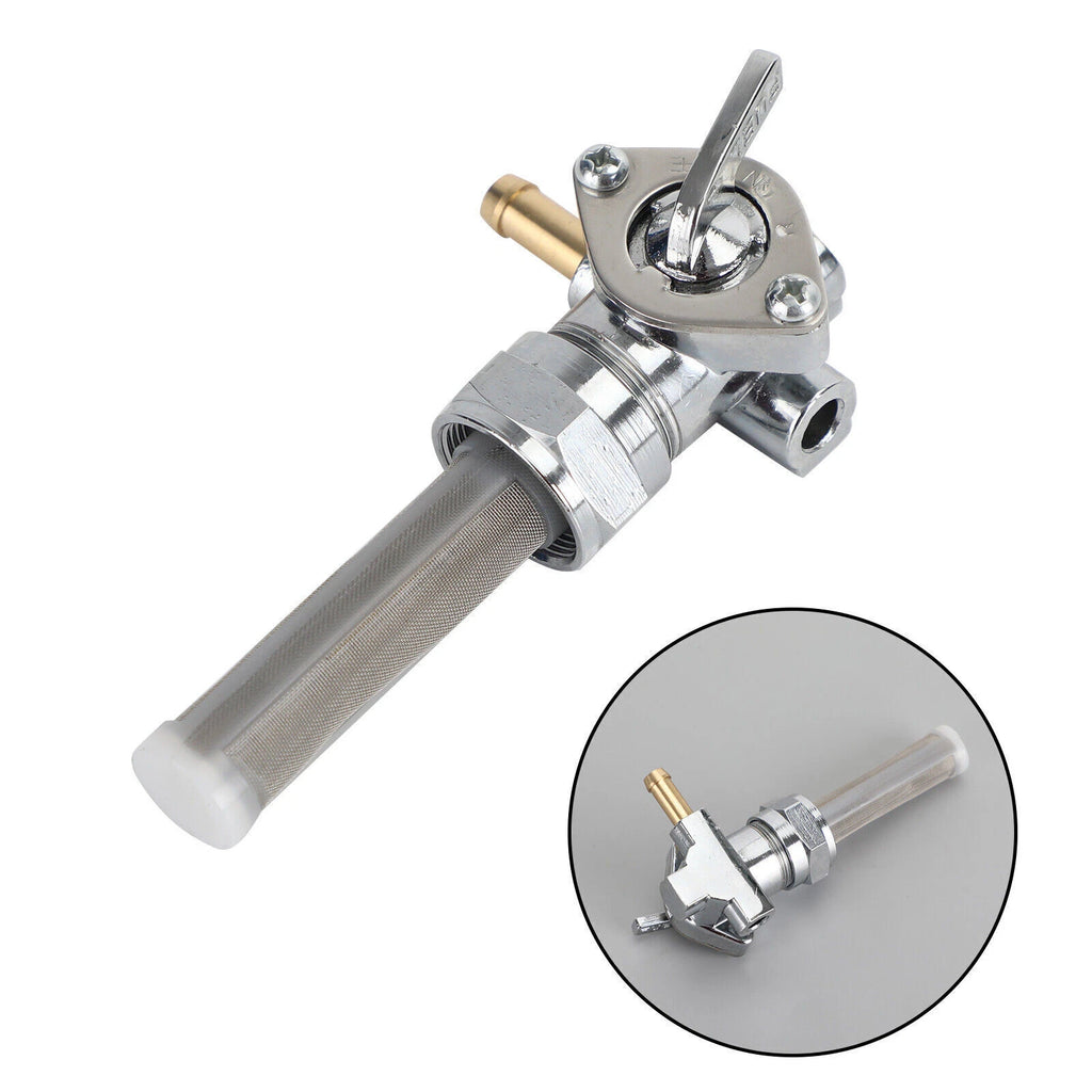 Petcock Fuel Valve Right Spigot 22mm for Harley Softail Electra Glide Road King