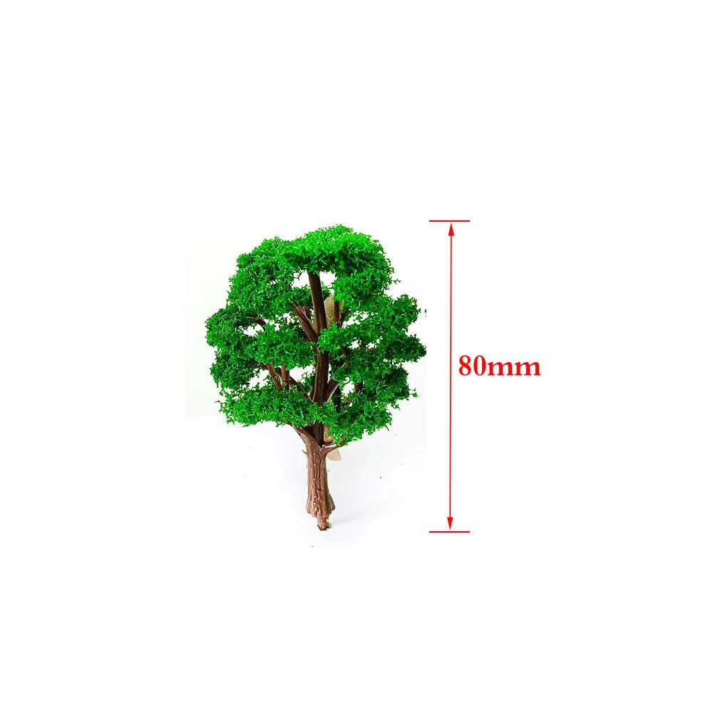 20pcs 3.14" Model Trees for Train Railroad Landscape Scenery