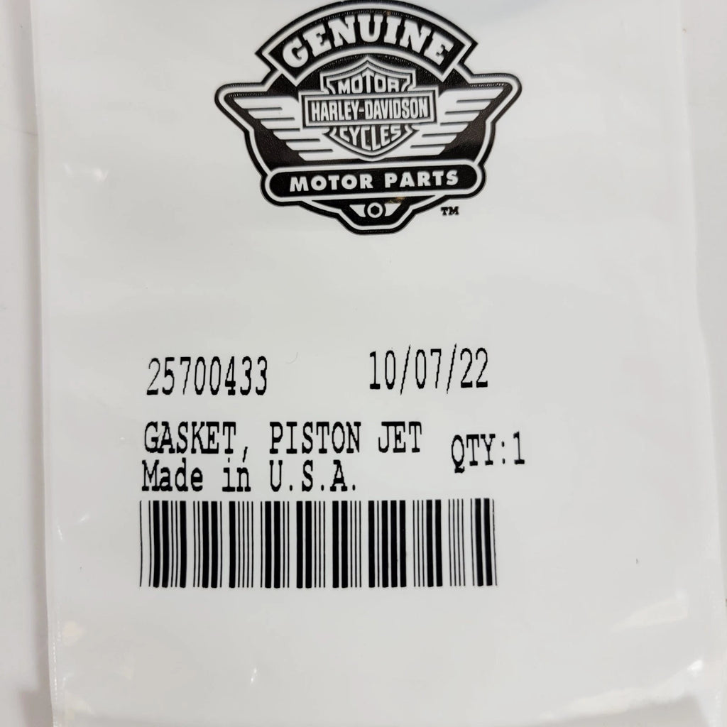 Piston Jet Gasket for Harley-Davidson (OEM 25700433)