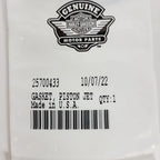 Piston Jet Gasket for Harley-Davidson (OEM 25700433)