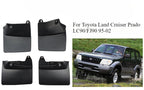Set of 4 Mud Flaps Splash Guards for Toyota Land Cruiser Prado (1995–2002)
