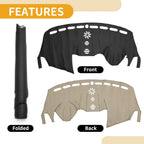 Dashboard Cover for Ford Escape (2013–2019) - Black Anti-Slip Mat