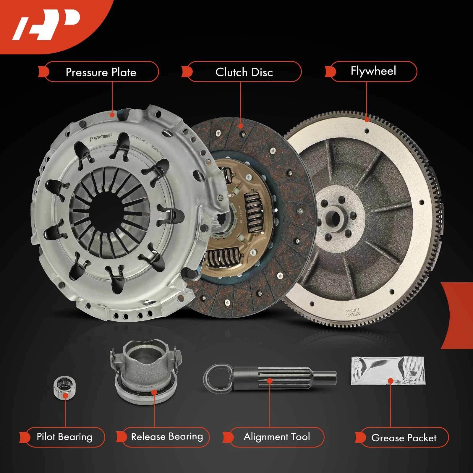 Clutch Kit & Flywheel for Jeep Cherokee TJ Wrangler (1997–2006)