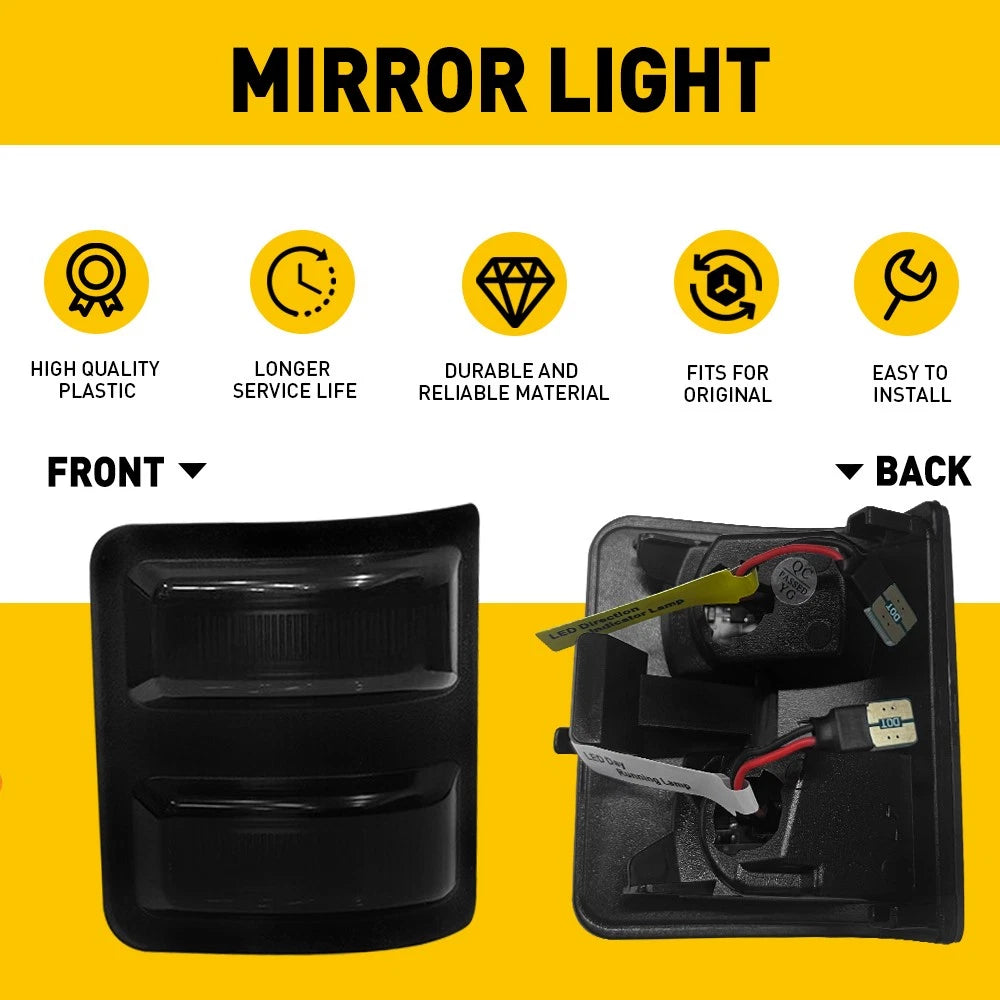 Pair Turn Signal Light Lens for Ford F-250 F-350 (2008–2016)