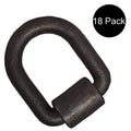 Set of 4 Weld On D Ring Tie Down Rings for Trailer Truck (15,000 WLL)