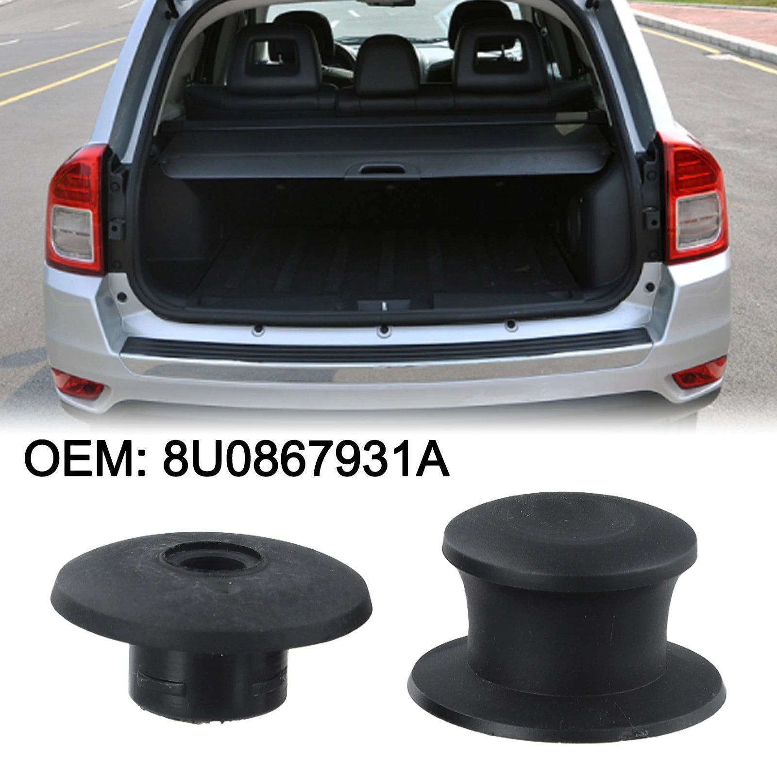 Set of 4 Car Clips for Audi A7 (2012–2018) 8U0867931A