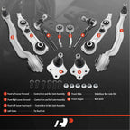 10x Front Control Arm & Ball Joint Sway Bar Tie Rod for Benz C-Class (2007–2010)