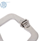 Set of 5 Locking C Clamp Pliers for Vise Grip with Swivel Pad