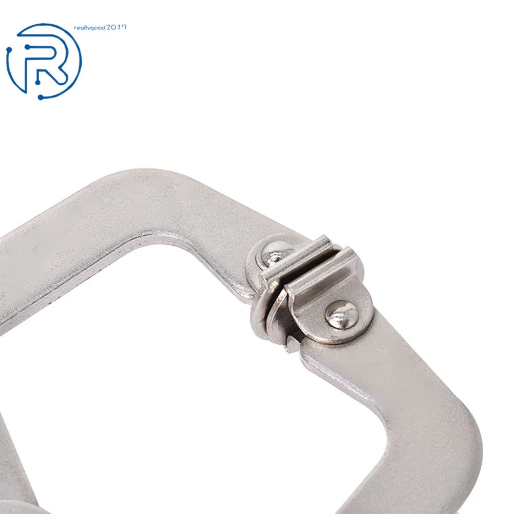 Set of 5 Locking C Clamp Pliers for Vise Grip with Swivel Pad