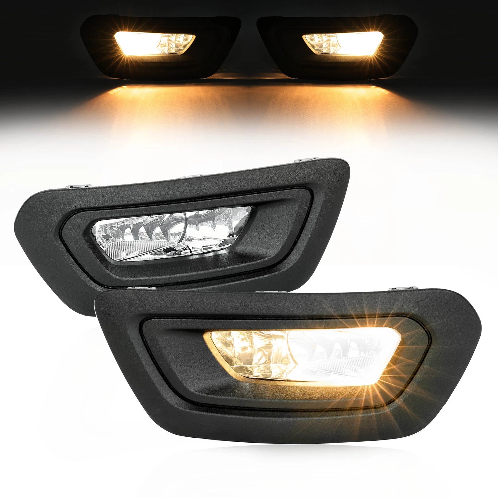 Fog Lights Set of 2 for Ford Transit (2020–2025) W/Cover Bezels & Bulbs