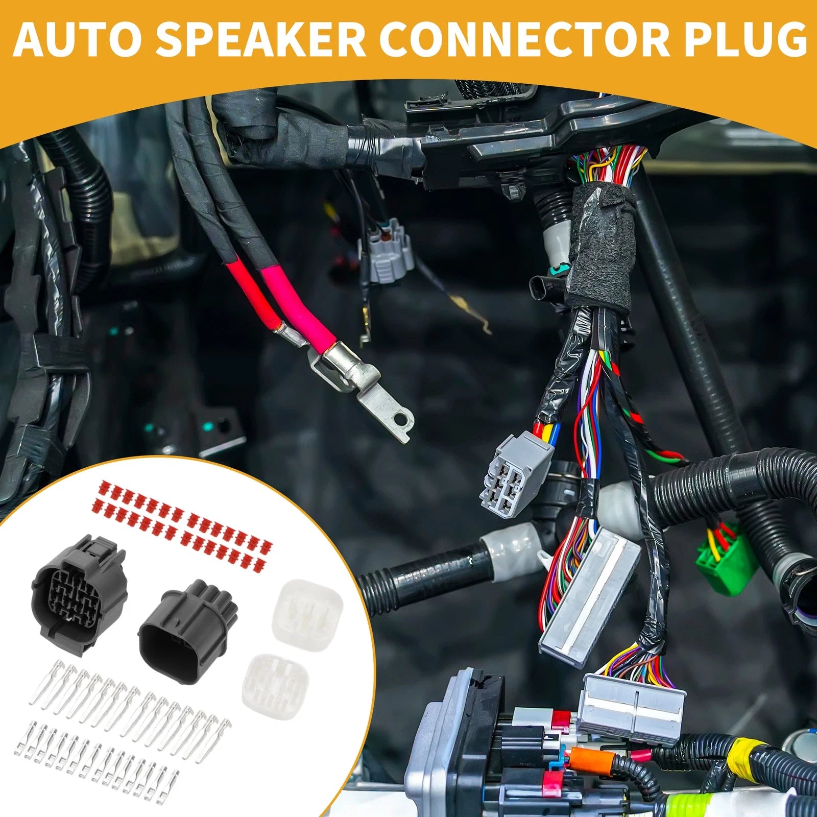 14 Pin Auto Speaker Connector Plug Female for Honda (1 Set)