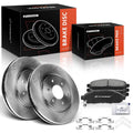 Front Disc Brake Rotors & Ceramic Pads for Nissan Frontier (2005–2019)