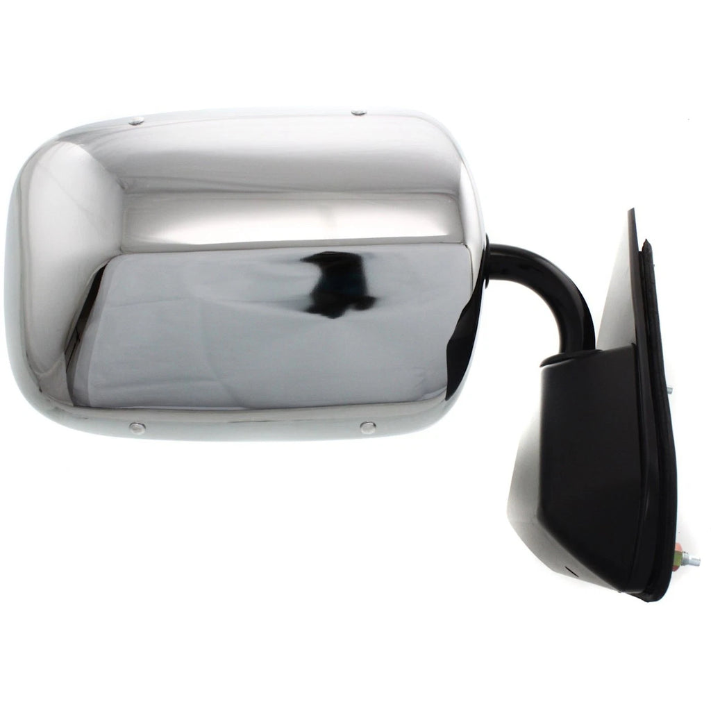 Set of 2 Manual Chrome Mirrors for Chevrolet C1500 K1500 (1988–1998)
