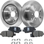 Rear Brake Rotor and Pad for Nissan Pathfinder Murano Quest Infiniti FX35